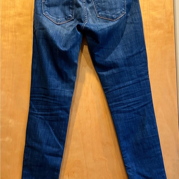 Paige distressed blue jeans low rise 26 - Picture 2 of 4